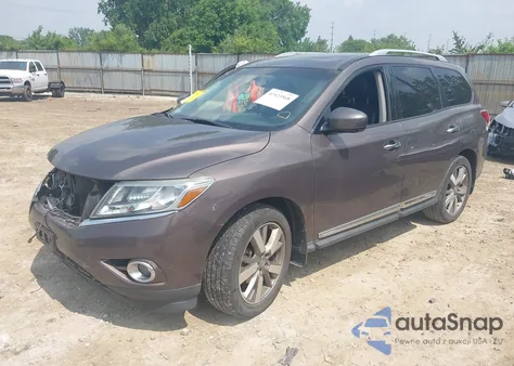 2015 Nissan Pathfinder Platinum from USA, damaged, VIN 5N1AR2MMXFC603494